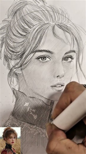 Just a pencil and practice🔥#loomismethod #shortsart #drawing #art #drawingtutorial