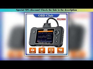 Limited Ancel FX2000 OBD2 Car Diagnostic Tool SRS Airbag Engine ABS Transmission Code Reader Profes