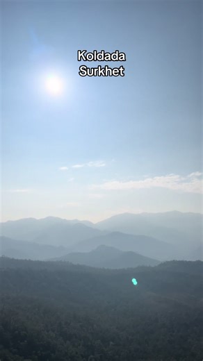 Koldada Surkhet ❤️ Surkhet is a beautiful district located in Karnali Province of Nepal and is known as the provincial capital region. O It lies in a wide valley where hills and plains meet, giving it a pleasant climate and scenic views. Birendranagar is the main city and administrative center of Surkhet. The district is rich in natural beauty, with attractions like Bulbule Lake, Kakrebihar, and Deuti Bajyai Temple. Surkhet is an important gateway to the Karnali region through the Karnali Highwa