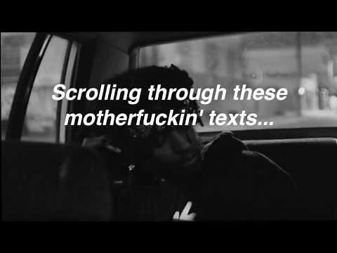 6LACK - Ex Calling Lyrics