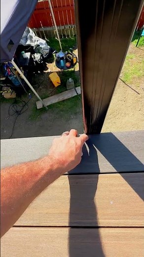 How I make posts flush to the deck
