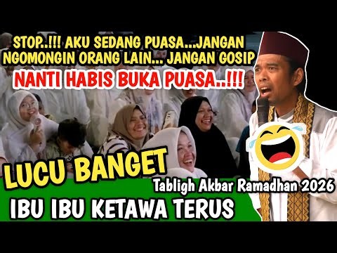 Super Funny..!!! UAS talks during the fasting month make mothers laugh all the time, they like go...
