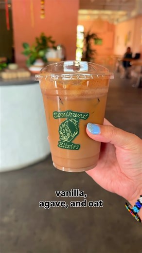 I did 2 shots before noon, but not the kind you’re thinking 😅. These were wellness shots at the cutest pink café downtown called Southwest Elixirs. @southwestelixirs I tried two shots, a smoothie, and a coffee and honestly left feeling amazing. The shots had that spicy kick that wakes you up, the smoothie was fresh and super flavorful, and the coffee was smooth and chocolatey without the crash. The whole vibe inside is girly, cozy, and super Instagrammable, pink walls, local art, and the sweete