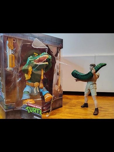 TMNT Leatherhead ‪@Super7Official‬ Stop Motion Unboxing