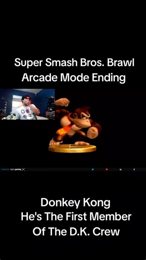 Donkey Kong Arcade Mode Ending - Super Smash Bros. Brawl (Wii)