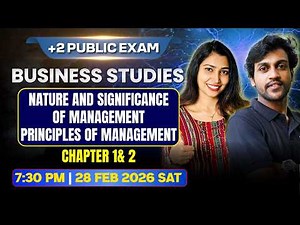 +2 Business Studies | Nature and Significance of Management | Principles of Management| Chapters 1&2