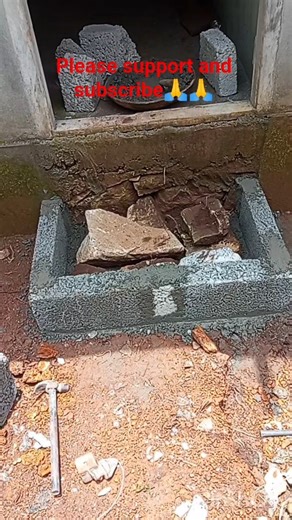 How to make stairs outside done l Construction work#viral #shorts