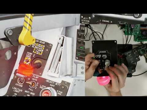 F18 Hornet Gear Lever Prototype