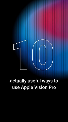 1.4K views · 23 reactions | 10 actually useful ways to use Apple Vision Pro #AppleVisionPro #tech #Apple #AR #VisionPro | CyberNews | Facebook