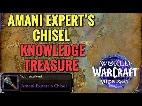 Amani Expert's Chisel Treasure Location (+3 Mining Knowledge) (WoW Midnight)