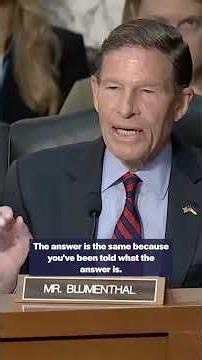 Senator Blumenthal: “Americans Ought to be Deeply Disappointed”