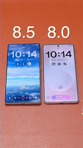 S25 Ultra One UI 8.5 Lock Screen vs S25 Edge One UI 8