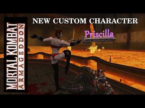 Priscilla! New character for Mortal Kombat: Armageddon (with download link)! Reverse ryona. PS2