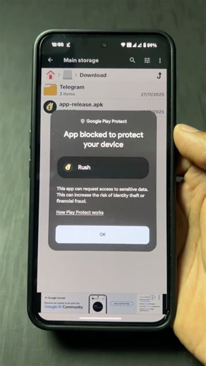 Fix App Blocked To Protect Your Device #shorts #viralshorts #shortsfeed #playstore