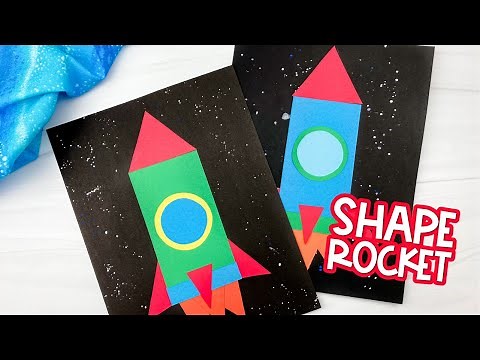 Shape Rocket Craft For Kids