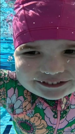 Underwater Breath Control And Monkey Grip #underwater #swimming #pool #learning #toddler