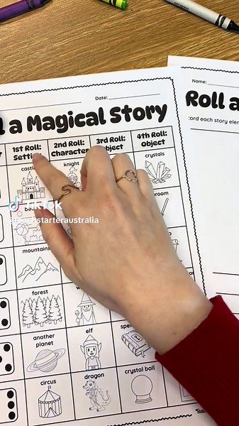Engage Students with Book Week Roll-a-Story Game
