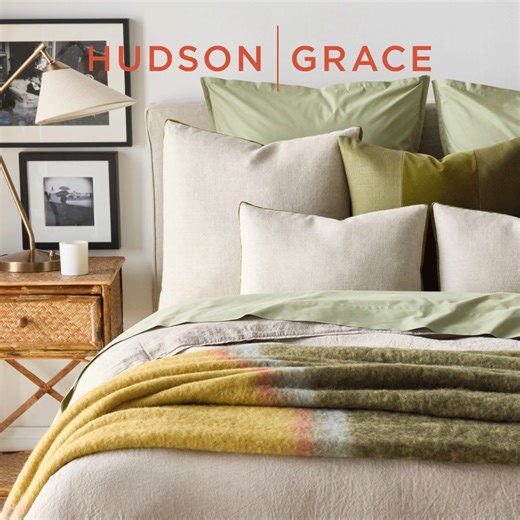 The comfort of fall, made for your home. With layers that feel inviting and classic. | Hudson Grace