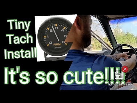 Tiny Tach Install 4 Cylinder S10