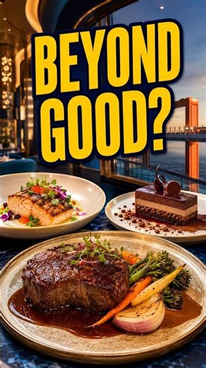 Celebrity Beyond's Food Selection is Ridiculous #cruisereview #shorts