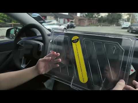 Futhope 16 Inch Tempered Glass Screen Protector For Tesla mod