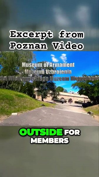 Tanks in a public park in Poznan, Poland 🇵🇱