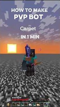 how to make pvp bot... #minecraft #pvp#gaming