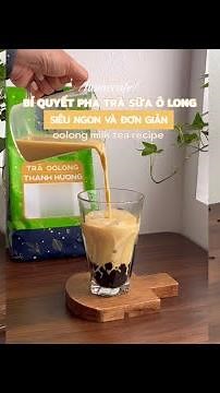 Bí quyết pha Trà Sữa Ô Long siêu ngon và đơn giản | Oolong Milk Tea Recipe | Lilo Kitchen