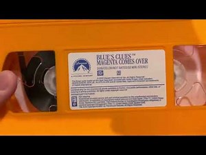 Blue’s Clues: Magenta Comes Over 2000 VHS