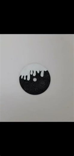 I painted on old CD’s to hang on my bedroom wall #art #artist #cdpainting #creative #painting #draw