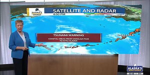 Tsunami warnings and wet weather