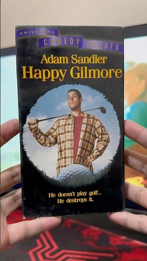 Happy Gilmore en VHS y DVD 📼📀 #vhs #dvd #netflix #happygilmore