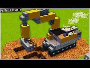 ✔ Minecraft: How to Build a Digger | 1.19 Construction Build Tutorial (Tips and Tricks)