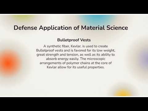 Applications of Material Sciences - Material Sciences 🍎📚 STEM For Others