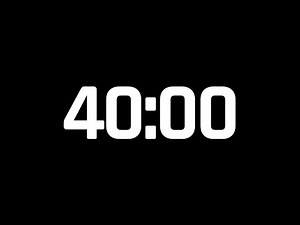 40 Minutes Timer
