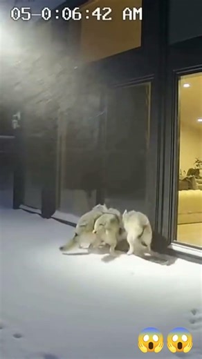 ”Pack of Wolves Ambushes Dog in Heavy snow | Dangerous Encounter”