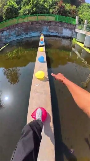 Deadpool Lost Spidey Balloon😂💦#parkour#spiderman#water#jump#support#viral#jodhpur#india #pov#funny