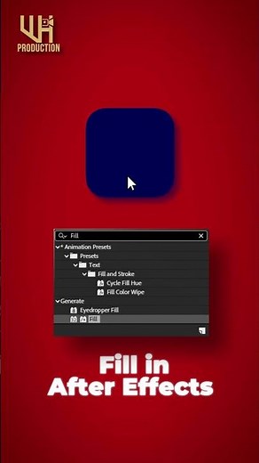 How to Use Fill Effect in After Effects (Easy & Fast) 💡