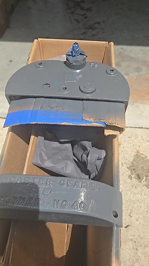 My forge blower restoration is almost complete! #forged #fyp #blacksmith #forge #champion #fathersday #weekendwork