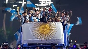 69K views · 963 reactions | Watch: Argentina open-top bus parade in Qatar after World Cup win . . #FIFAWorldCup2022 #WorldCup2022 #FIFAWorldCup #Argentina #Qatar #LionelMessi #Messi | The Economic Times | Facebook