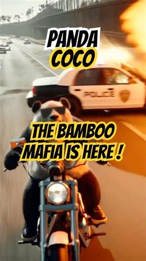 Panda Coco: Boss of the Bamboo Mafia 🏍️🔥