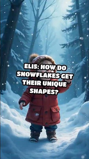 ELI5: How Do Snowflakes Get Their Unique Shapes?