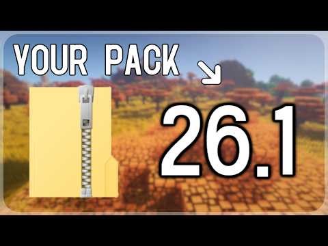 How To Make Texture Packs Work For Minecraft 26.1