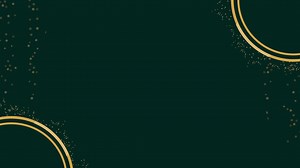 Golden frame with circles animation | Premium Stock Video Footage