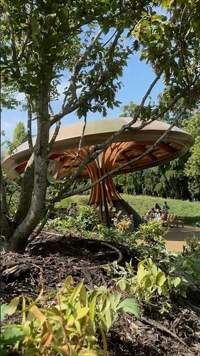 Mizzi Studio creates mushroom-like pavilion for Kew's Carbon Garden