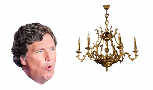 Tucker Carlson says Russia is a great country because a communist-era subway station in Moscow has a chandelier