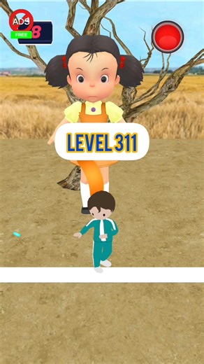 Squid game red light 🚨 green light ✅ (Level 311).