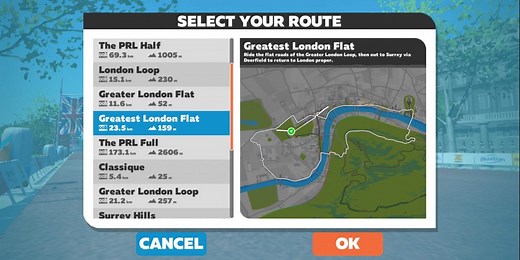 “Greatest London Flat” Route Details (London)