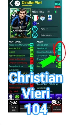 Racikan Christian Vieri #efootball2026 #efootball #football