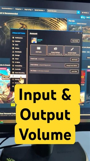 Steam Change Input & Output Volume #Steam #SteamAudio #VoiceChat #VolumeSettings #SteamTutorial